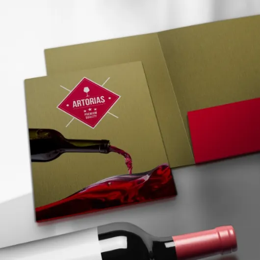 Silk Presentation Folders